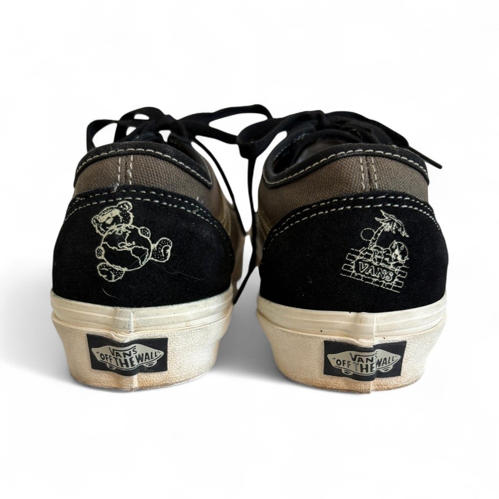 Y2K Vans‎ Old Skool Tapered World Code Black Green Canvas Skate Shoes Womens 8 - Picture 6 of 7